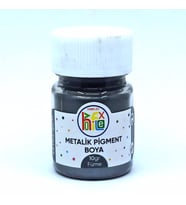 EPOKSİ REÇİNE METALİK SEDEFLİ PİGMENT TOZ BOYA FÜME 10 GR