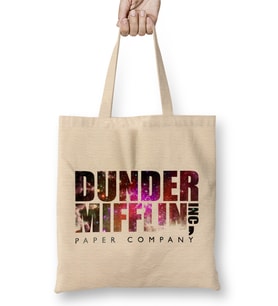 The Office Dunder Mifflin Halloween Bez Çanta Uzun Saplı