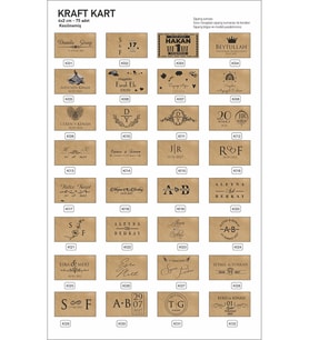 Kraft 4x2 Cm Söz Nişan Kına Nikah Düğün Şişe Ve Magnet Kraft Kart 75 Adet 1 Tabaka