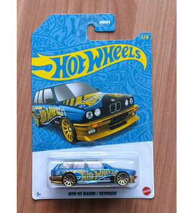 Hot Wheels Bmw M3 Wagon Die-Cast Oyuncak Araba, Mavi/Altın 1/6 Koleksiyon Serisi, Die-Cast Metal G