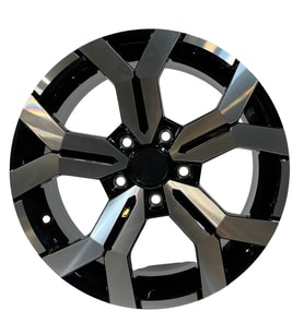 4 Adet DY-1266 7*16 5*114.3 ET40 66.1 BLACK MACK JANT (Takım)