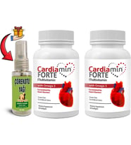 Cardiamin Forte: 2 Adet Multivitaminli OMEGA3LÜ 60 Soft Jel Kapsüllü Formül + 30 ml Çörek Otu Yağı