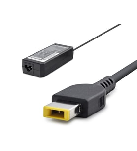 20V 4.5A 90W Laptop Adaptörü - Usb Tip Sarı Kare Uç - IBM Uyumlu - Siyah HD784