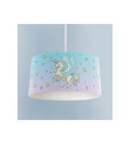 MEKTA HOME BEBEK VE ÇOCUK ODASI Uçan Unicorn Desenli Avize