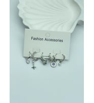 Vip Silver 6'lı Küpe - 25-vip120