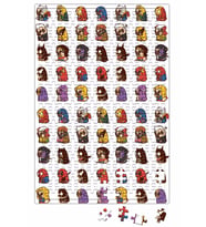 Super Kahraman Puglar Puzzle 240 Parça Yapboz