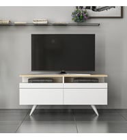 BERLİN TV ÜNİTESİ 120CM TV ÜNİTESİ BEYAZ - SAFİR MEŞE