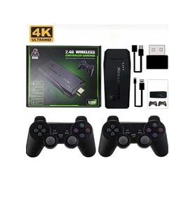 20000 Oyunlu Vintage Gaming Atari 2.4g Uyumlu Kablosuz Pilli Çift Kol Konsol Atari Retro Gamepad