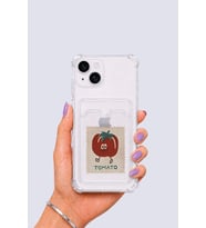 iPhone 13 Kartlıklı Tomato Desenli Kılıf - ETC9253-9410