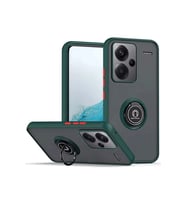 Redmi Note 13 Pro Plus Kılıf Montreal Yüzüklü Silikon Kapak - Yeşil