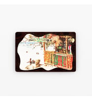 Jamaika Temalı Deri Magnet Ahşap Tabaka (Karışık)