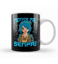 Notice Me Senpai Anime Girl Japanese Cute Manga Kupa Bardak Porselen