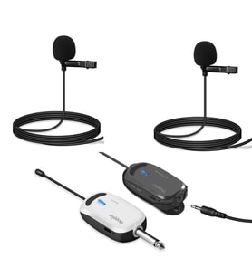 Doppler Kablosuz Kamera Mikrofonu CAM200B Çift Yaka Ünitesi, Kamera Receiver / Alıcı ünitesi