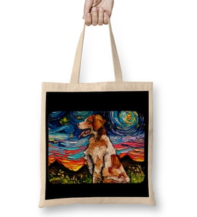 Brittany Spaniel Night Bez Çanta Uzun Saplı