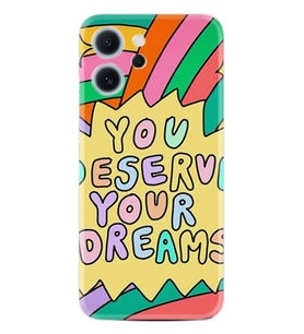 Oppo Reno 14F Kılıf Boutique Baskılı Resimli You Deserve Pcode -056