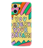 Oppo Reno 14F Kılıf Boutique Baskılı Resimli You Deserve Pcode -056