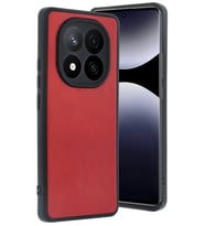 Redmi Note 14 Pro 4G Kılıf Aras Deri Kapak - Kırmızı
