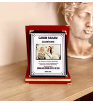 Kişiye Özel Dünyanın En İyi Babasına Özel Plaket