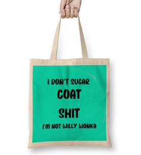 Sarcasm Funny Comment Quotes Gift - Sarcastic Women And Men Humorous Saying Bez Çanta Uzun Saplı