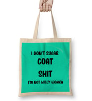 Sarcasm Funny Comment Quotes Gift - Sarcastic Women And Men Humorous Saying Bez Çanta Uzun Saplı