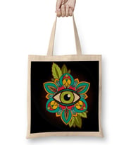 Eye Of Horus Green Eye Bez Çanta Uzun Saplı
