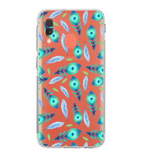 PrintiFy Samsung Galaxy A20e ile Uyumlu Nazar Boncuğu 3 Baskılı Kamera Korumalı Şeffaf Silikon Kılıf