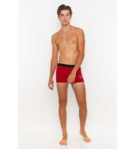 Redowl Baykuş Baskılı İndigo 2 li Boxer RWBS000 (Kırmızı)