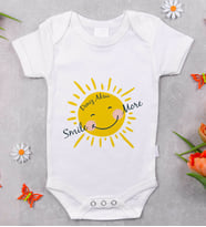 BK Kids İsimli Smile More Tasarımlı Bebek Body Zıbın - Model 1