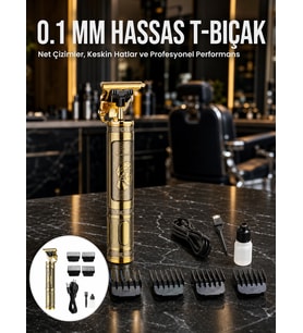 Daling Profesyonel Tıraş Makinesi Islak Kuru Kullanım Yeni Nesil