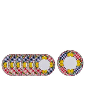 Korkmaz Limonetta Cam Collection 7li Tabak Seti A8739-2