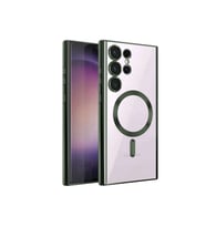 Galaxy S23 Ultra Kılıf Kross Magneticsafe Kapak - Koyu Yeşil