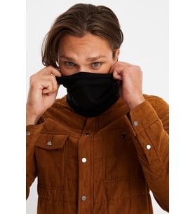 Siyah Erkek 4 fonksiyonlu Koruyucu  Pamuklu, Esnek, Terletmez, Bandana, Boyunluk, Buff, Maske