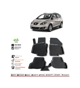 Seat Altea 2014 Model 4D Havuzlu Paspas