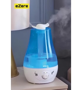Qtum9 Çift Sprey Ultrasonik Hava Nemlendirici 3.5L, Sağlıklı Hava Kalitesi
