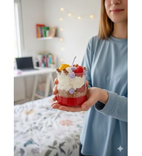 Mumelia Candles Berry Bliss - Doğal Soya Cam Bardak Tasarım Mum