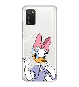Samsung Galaxy A02S Uyumlu Ördek Desenli Şeffaf Telefon Kılıfı