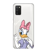 Samsung Galaxy A02S Uyumlu Ördek Desenli Şeffaf Telefon Kılıfı