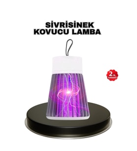 Mey İthalat® Mor Işıklı Şarjlı Böcek Öldürücü Lamba – Ev, Balkon ve Kamp Kullanımına Uygun