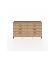 Arges Konsol 10 Çekmeceli  176x30x99 Çam-Çam