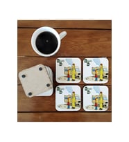 Ghostbastır Design Breaking Bad Dekoratif Ahşap Bardak Altlığı Seti 067