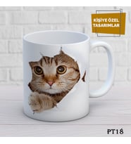 Patili Dostlarımız Temalı İsme Özel Kupa Bardak
