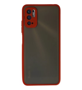 Redmi Note 10 5G Kılıf Montreal Silikon Kapak - Kırmızı