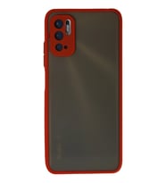 Redmi Note 10 5G Kılıf Montreal Silikon Kapak - Kırmızı