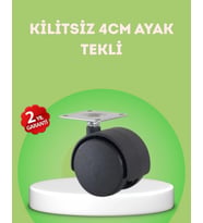 Kilitsiz 4 Cm Mobilya Ayağı Tek Adet Pratik Ve Dayanıklı