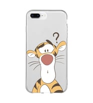 Iphone 7 Plus ve 8 Plus Uyumlu Tigger Tasarımlı Şeffaf Uyumlu Telefon Kılıfı