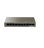 TENDA 10port 102w FULL PoE TEF1110P-8-102W 10/100/ 2x1000 Yönetilemez Switch Masaüstü