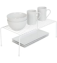 TEL ORGANİZER DOLAP DEPOLAMA RAFI 22X40CM BEYAZ (1)