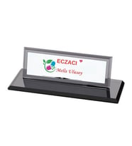 Eczacılara Özel Tasarımlı Kristal Masa İsimliği