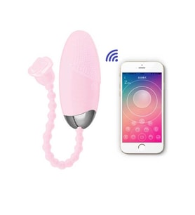 Telefon Kontrollü Yumurta Vibratör Pembe