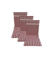 3'lü Sünger Dolgulu-fermuarlı-arkalıklı-yıkanabilir-sandalye Minderi 40 X 8